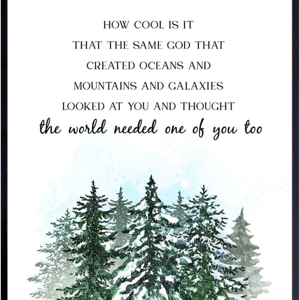 Christian Wall Decor Inspirational Quotes 8x10 Unframed Religious Art